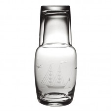 Susquehanna Glass Clipper Ship Night Bottle Set ZSG1042